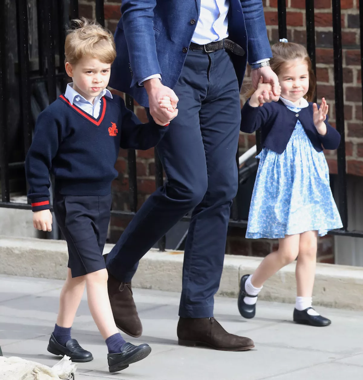 The Duke &amp; Duchess Of Cambridge Depart The Lindo Wing With Their New Son