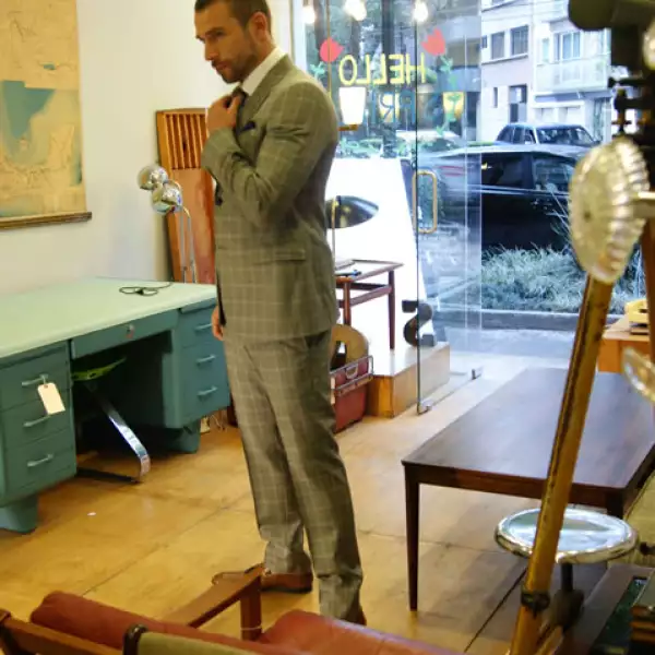 Al llegar a la sesión de fotos nadie sospecharía que Rafa estaba un poco enfermo, sin embargo, se portó de lo mejor con todo el crew.