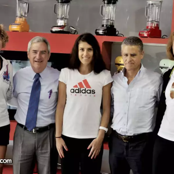 Greta Arn,Hernán Garza,Sorana Cirstea,Raúl Reyes y Yaroslava Shvedova