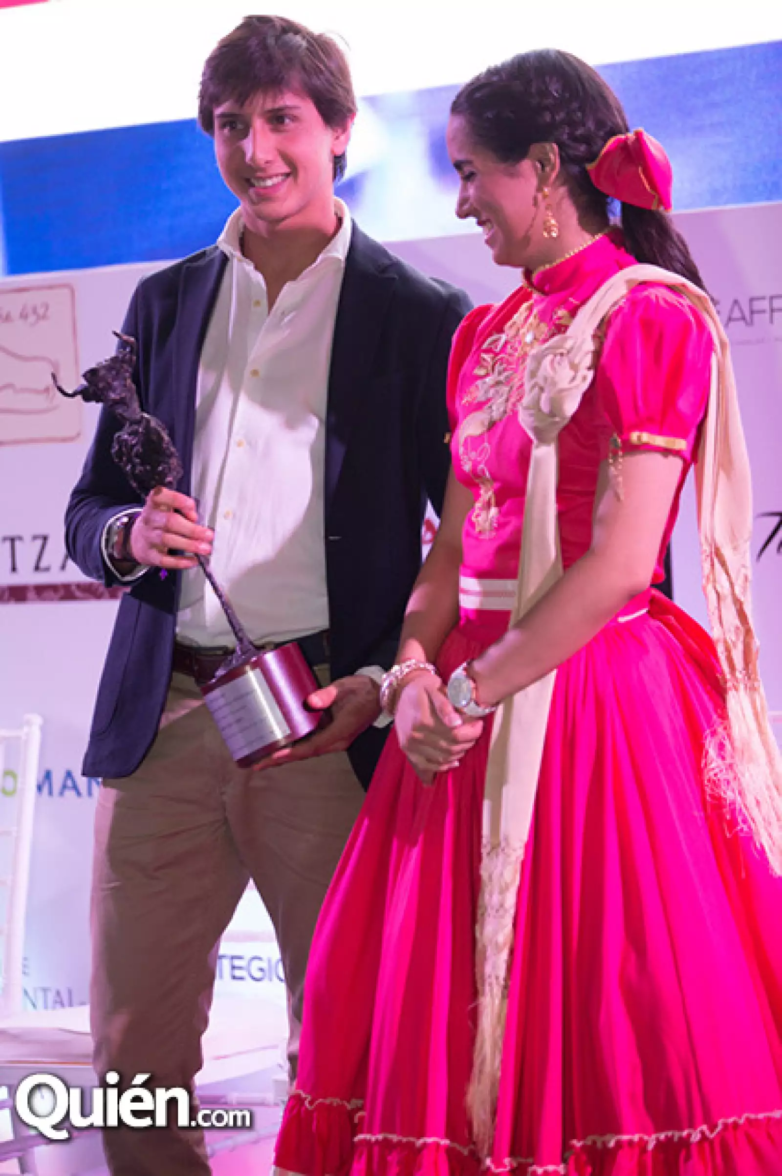 Andrés Roca y Aline Montiel