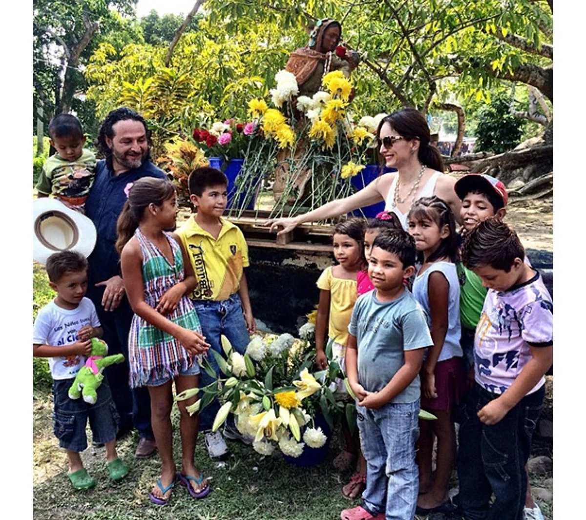Este fin de semana, la actriz de 36 años visitó diferentes lugares del estado por la inauguración de un proyecto cultural de su fundación y compartió los momentos en Instagram.
