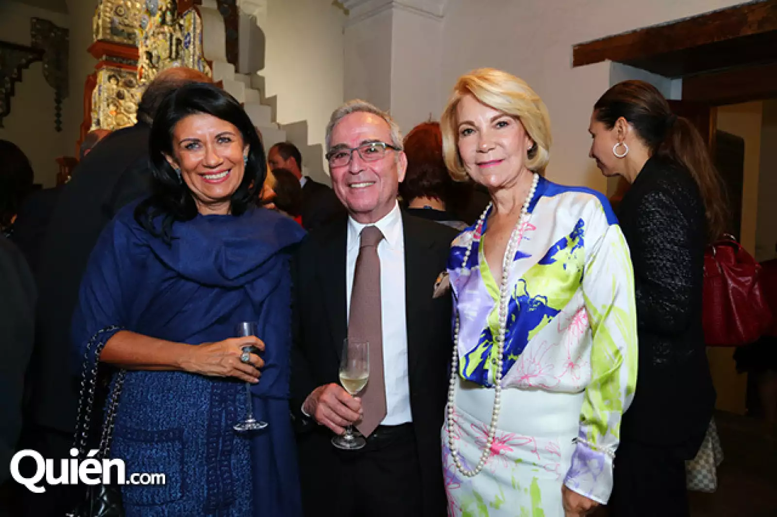 Martha Mejía, Antonio y Ángela Chedraui