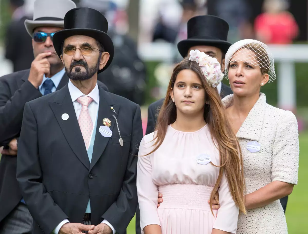 Mohammed bin Rashid, princesa Haya y Jalila