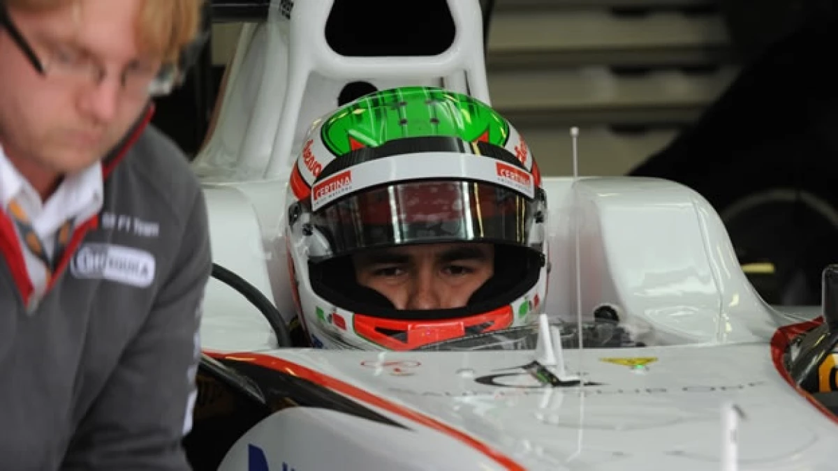 Sergio Pérez participa en el GP de Hungría