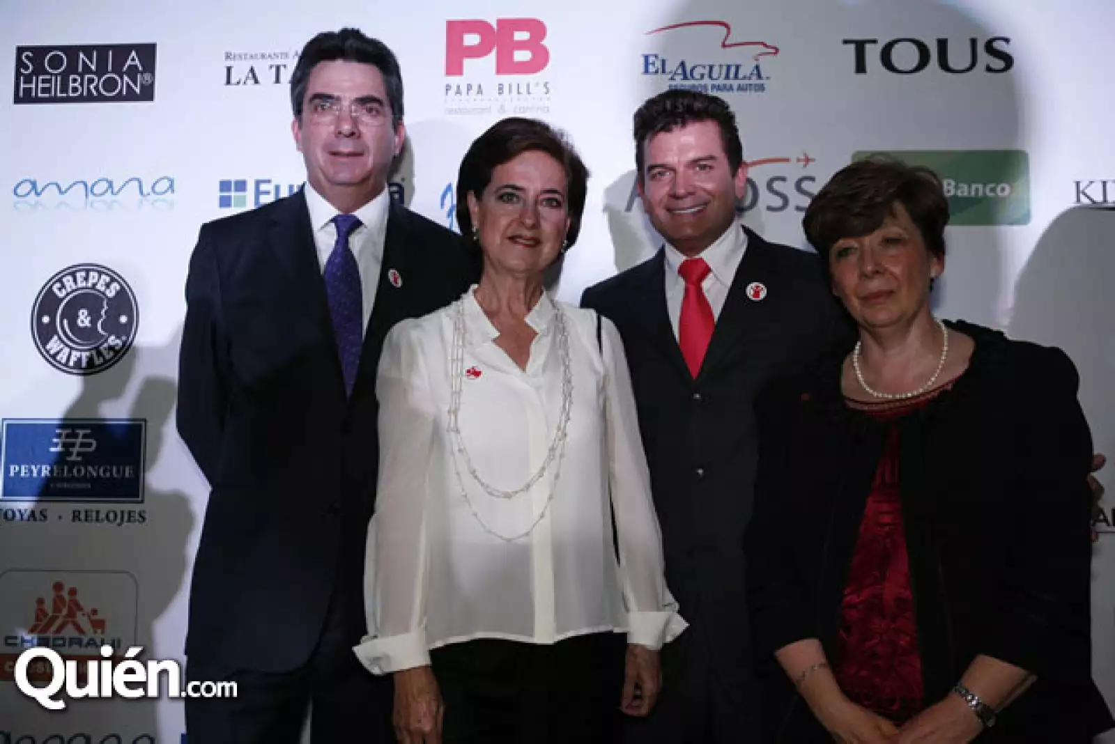 Juan Rivera, Cecilia Occelli, Sergio Basañez y María Josefina Méndez