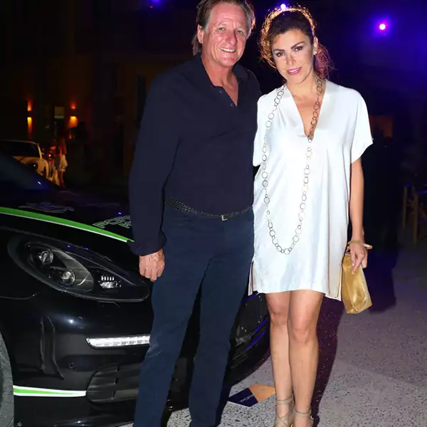 Giorgio y Ana Brignone