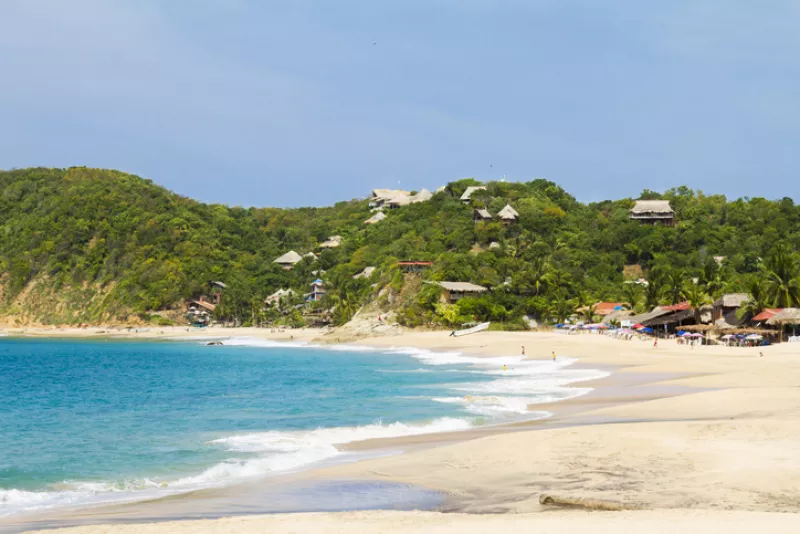 Mazunte beach in Mexico