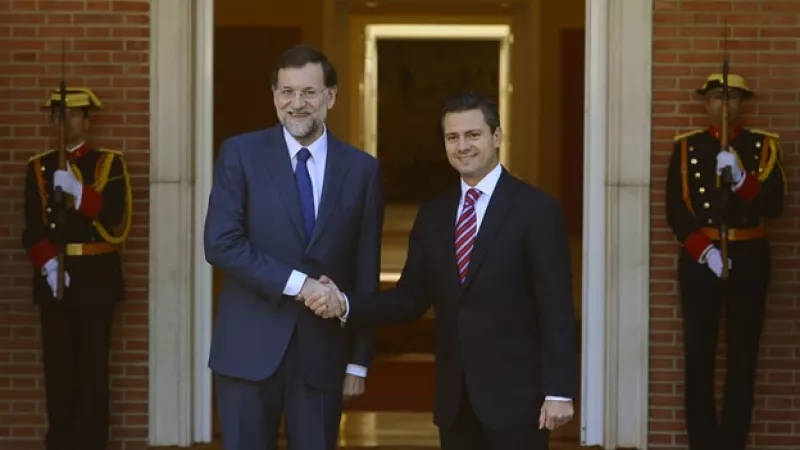 Enrique Peña Nieto se reúne con Mariano Rajoy