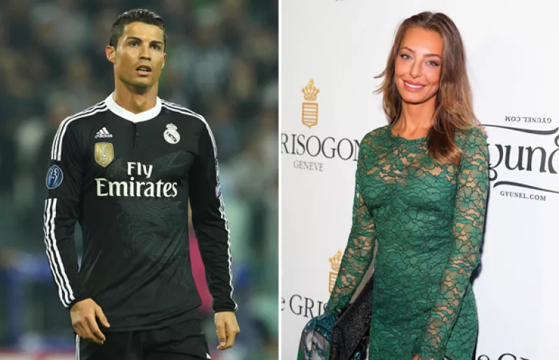 Los rumores apuntan a que el futbolista portugués está saliendo con la modelo y actriz italiana, luego de que estuvieran juntos en España.