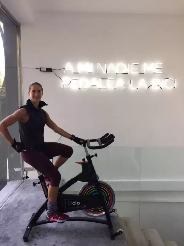 Coach Arlette en Siclo Masaryk