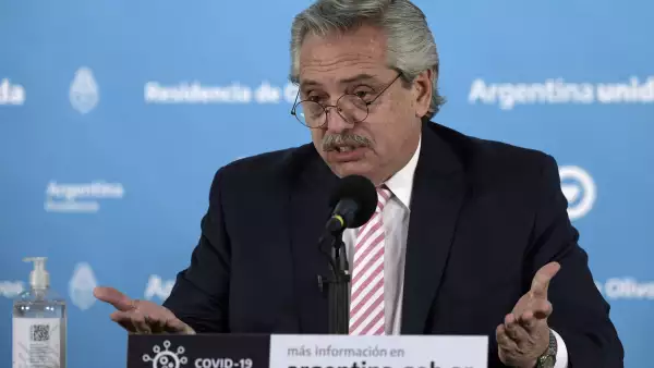 Alberto , presidente de Argentina