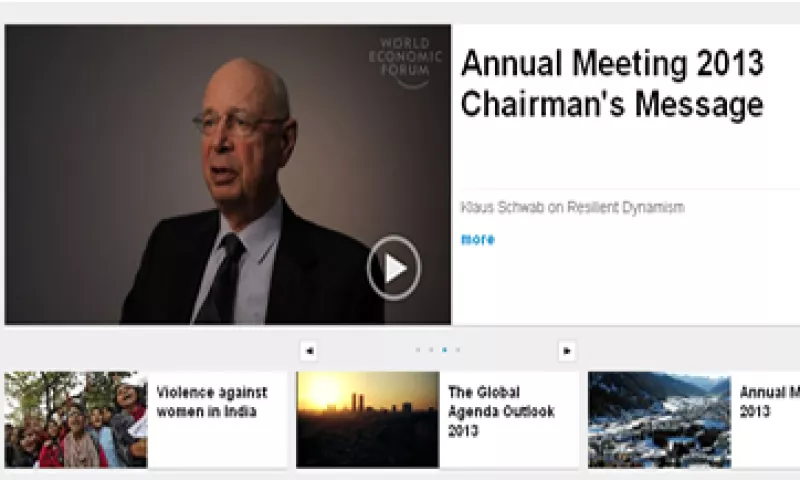 El sitio del WEF transmitirá en vivo las entrevistas a los CEO que participan en el Foro Económico. (Foto: tomada de weforum.org)