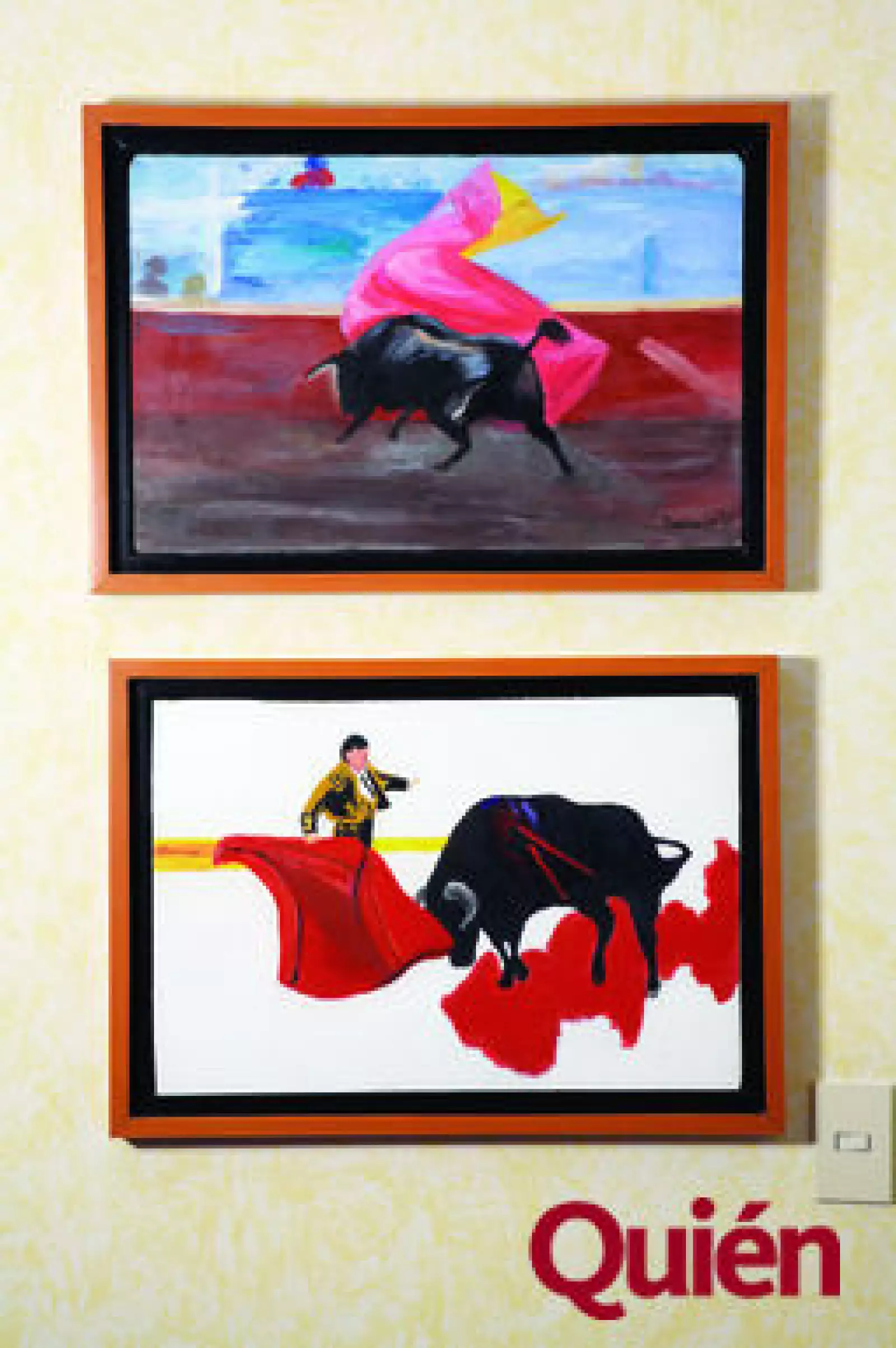 Pinturas de un torero, Toro. De Santiago Lomelín