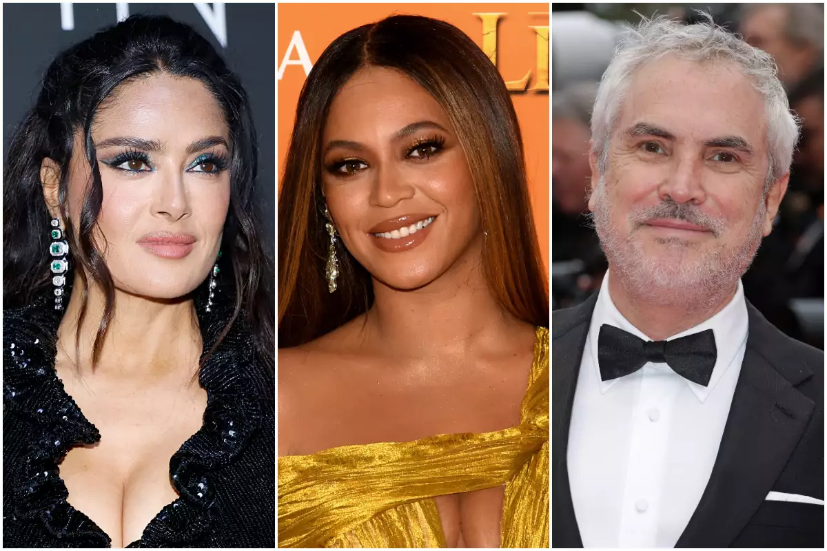 Salma Hayek, Beyoncé y Alfonso Cuarón