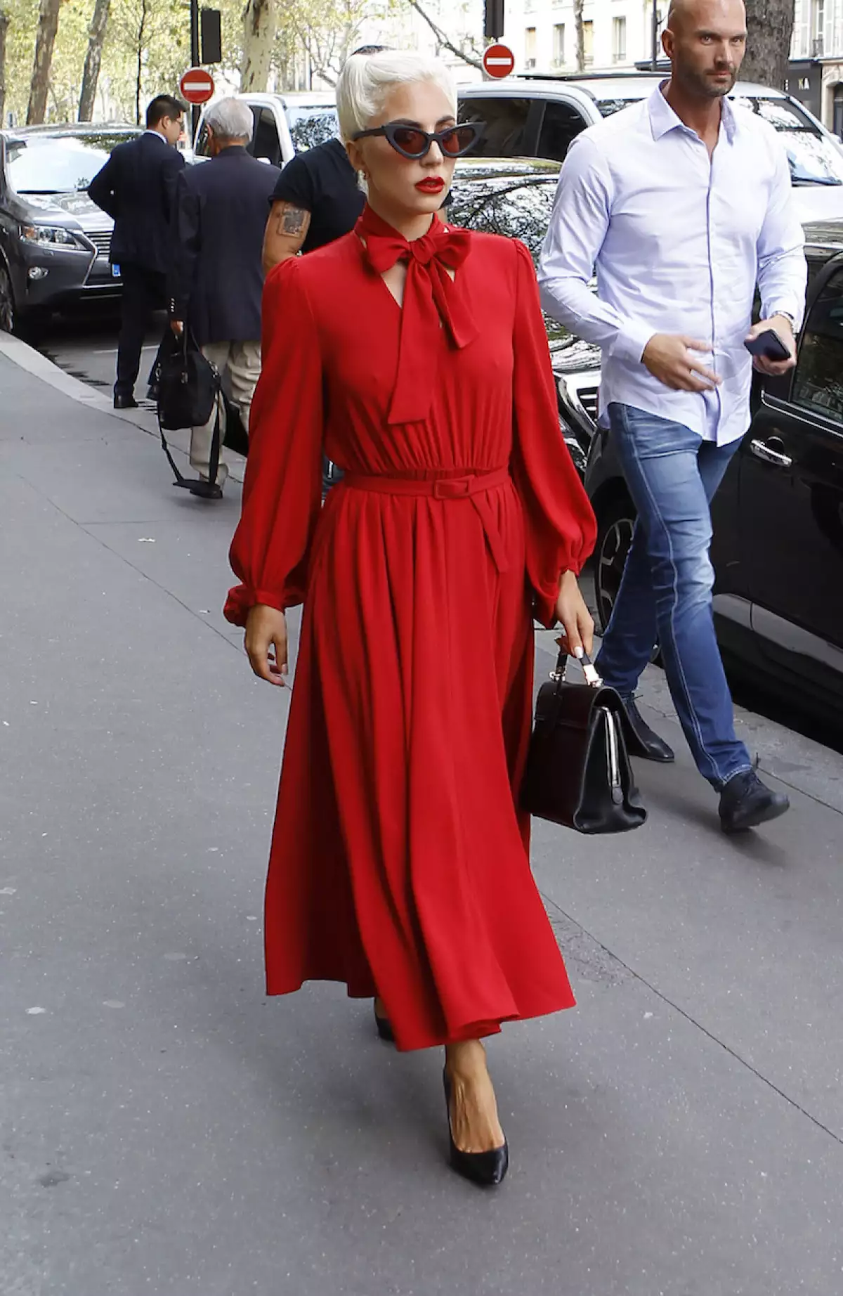 Lady Gaga out and about, Paris, France - 27 Aug 2018