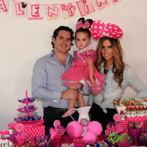 Checo y Valentina Barrera con Ana Paola Luque