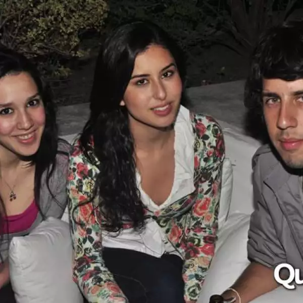 Sofía Alanis,Michelle Ruíz y Germán Guerrero