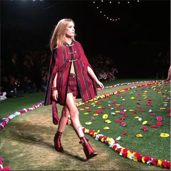 Georgia May Jagger @georgiamayjagger: Had so much fun opening @tommyhilfiger this morning! The most beautiful collection, Congratulations Tommy!