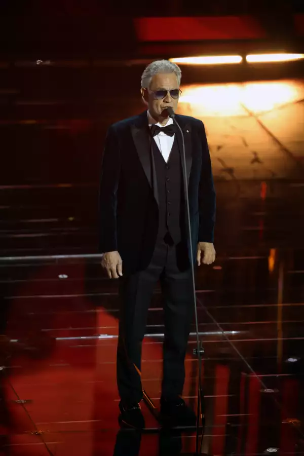 El tenor italiano Andrea Bocelli