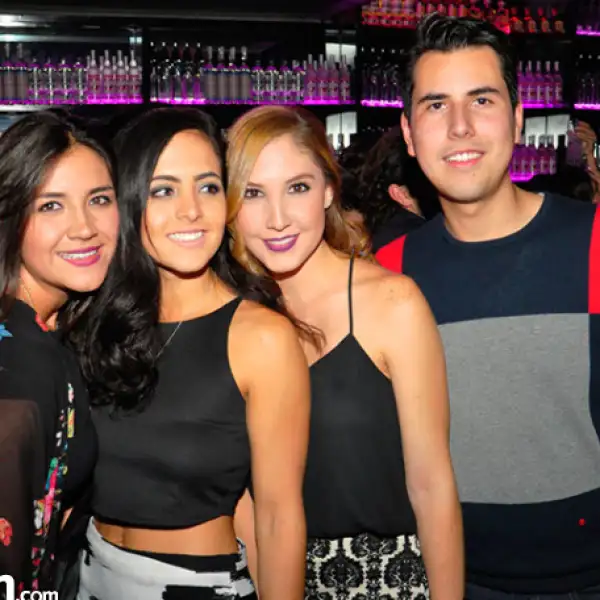 Samantha Lazaro, María González, Florencia González y Federico Salgado