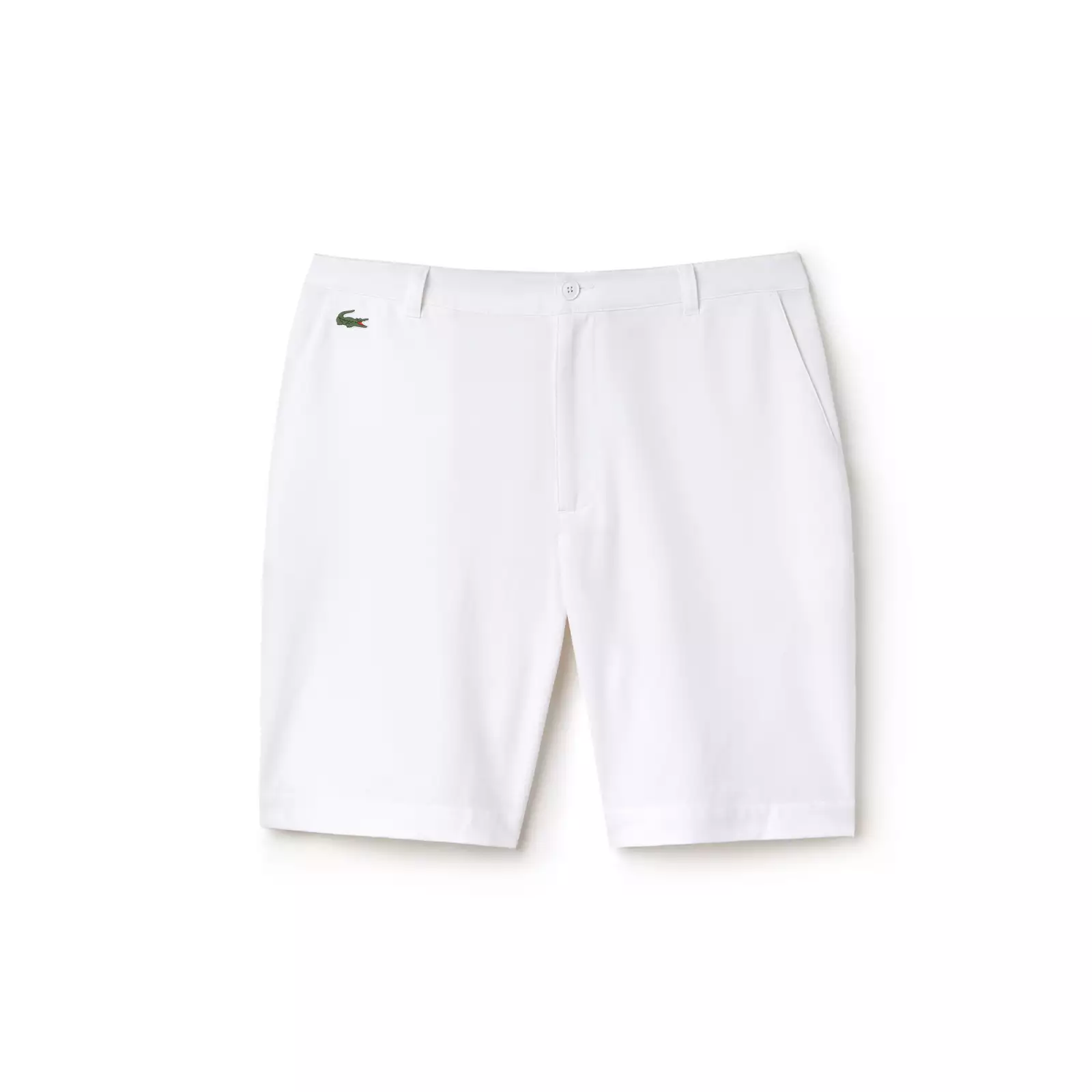 Short blanco para practicar golf
