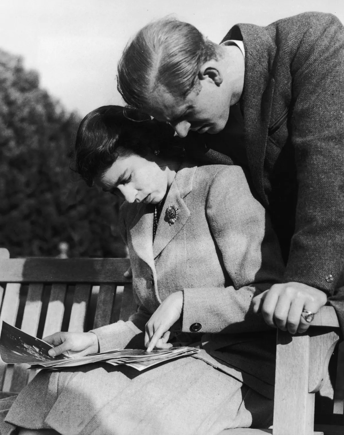 Princesa Isabel II y el príncipe Felipe