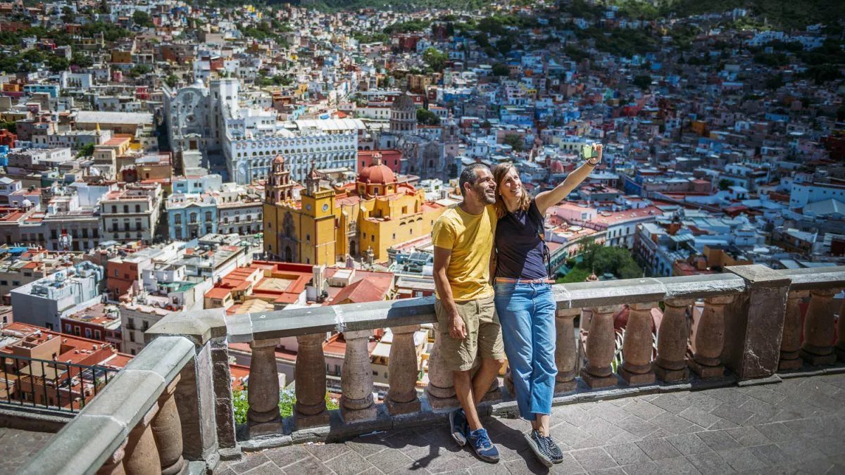 Viajeros más locales. 