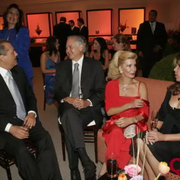 Manlio Fabio Beltrones, Raúl Salinas, Silvia Beltrones, Paulina Castañón