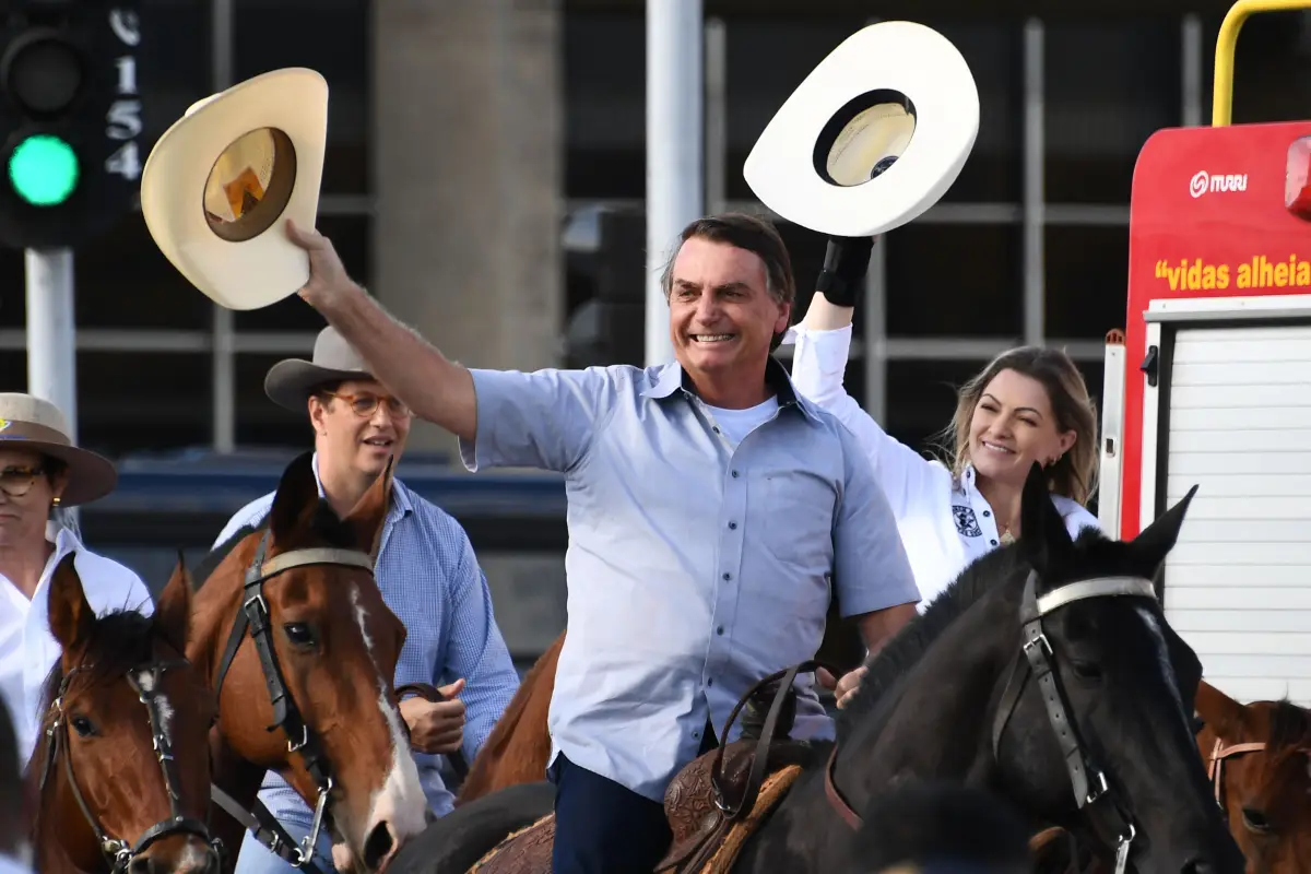 Jair Bolsonaro acusado por injerencias contra la policía.