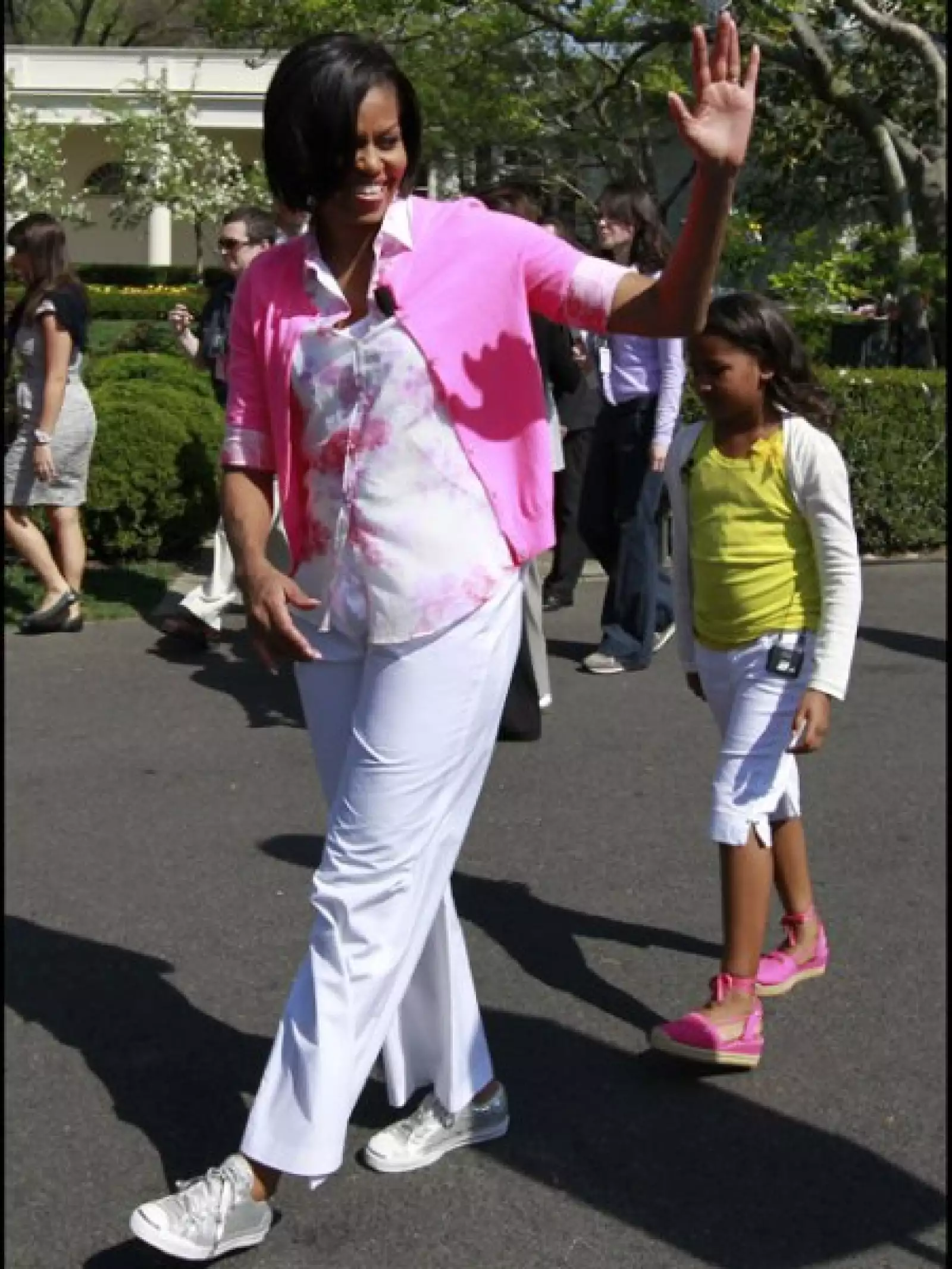 Estas actividades fueron parte de la iniciativa `Lets Move´ (movámonos) implementada por la primera dama, Michelle Obama.