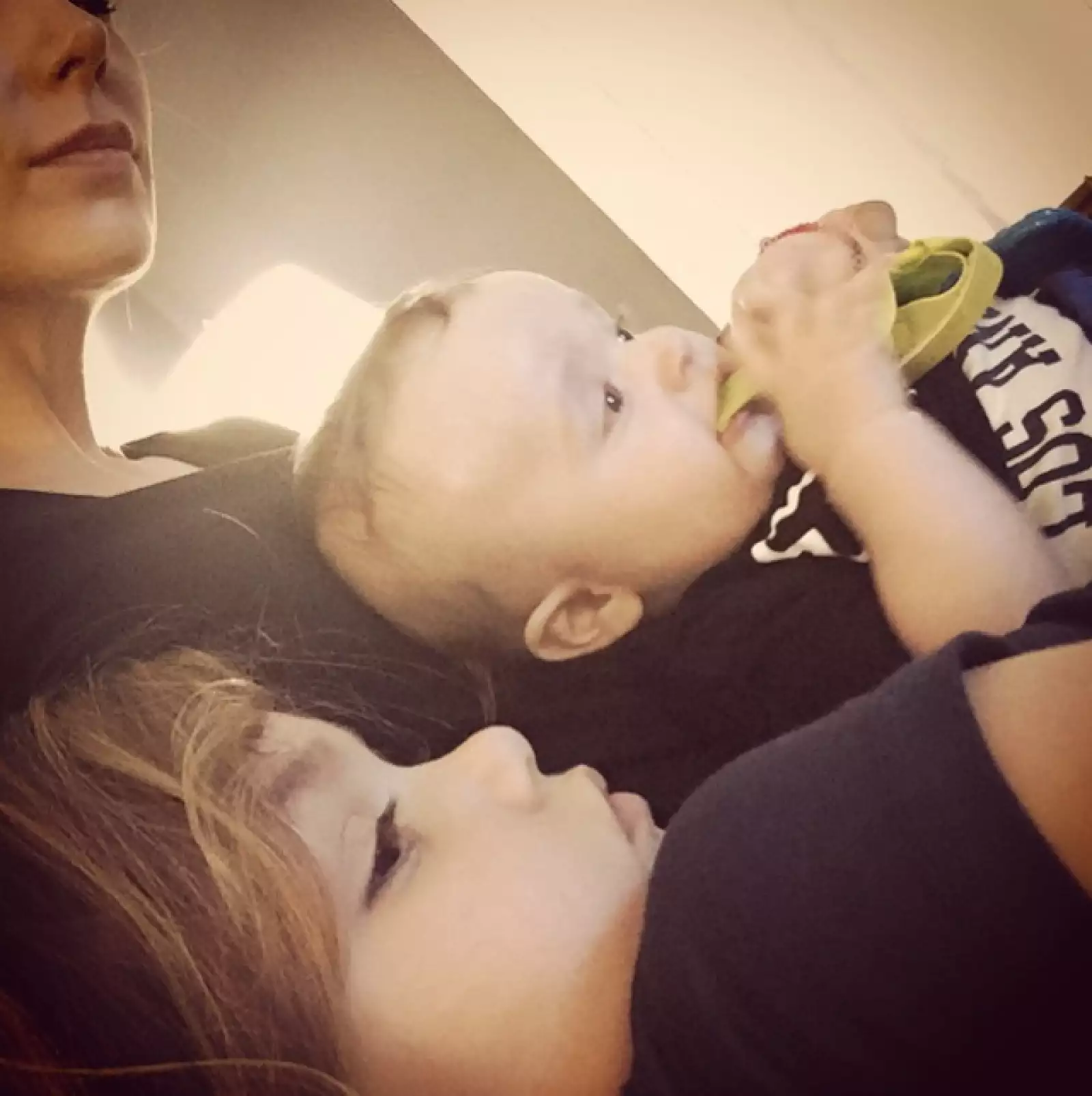 Heidi dedica gran parte de su tiempo a sus dos hijos.