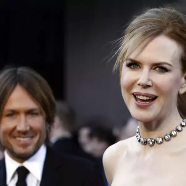 Nicole Kidman llegó de la mano de su esposo, el músico Keith Urban.
