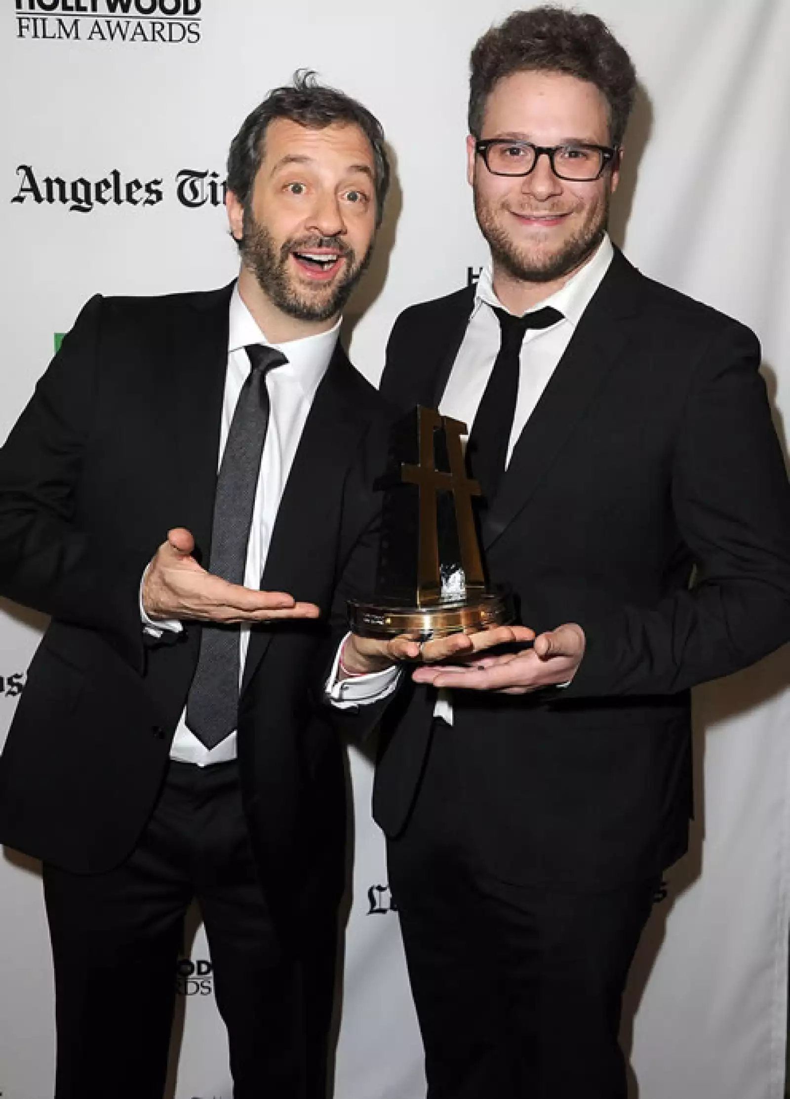 Judd Apatow y Seth Rogen.