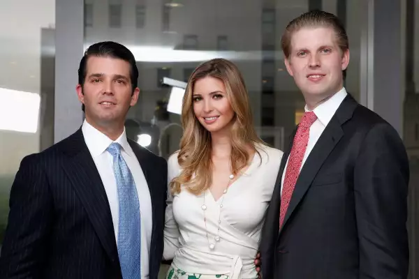 Donald Jr., Ivanka y Eric Trump