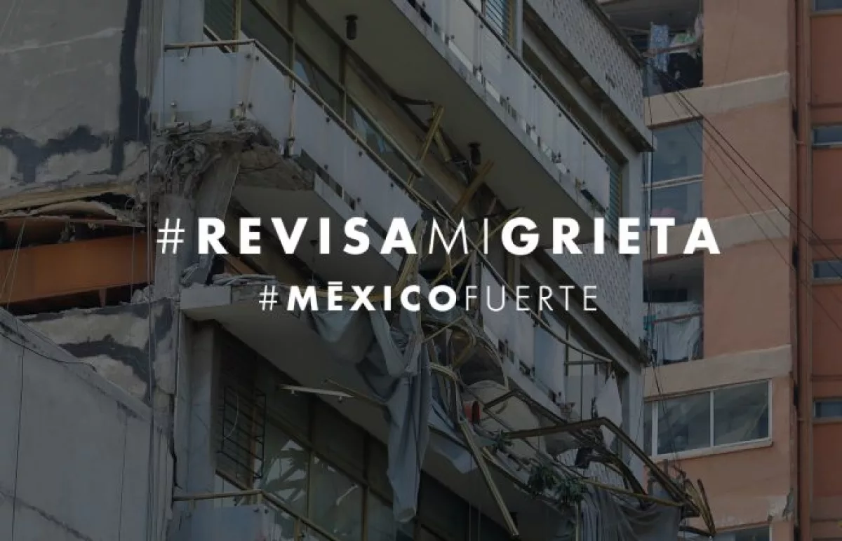 Grietas tras sismo