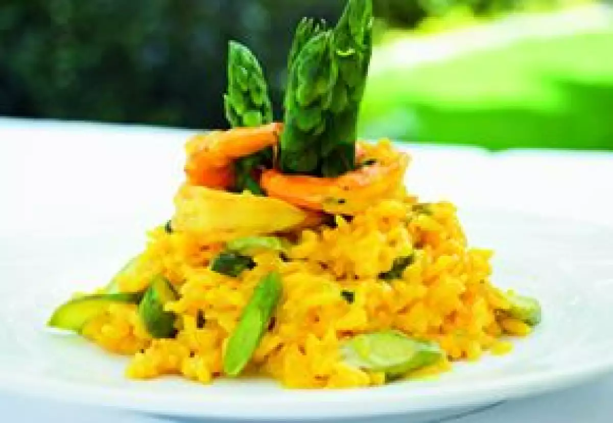 Risotto para compartir.