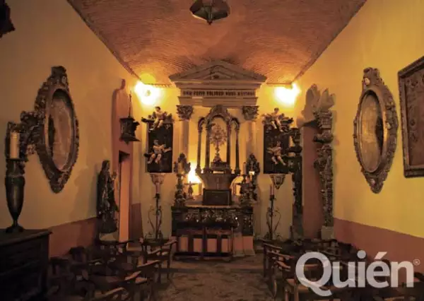 Joan Sebastian contó que en esta capilla se hacian misas clandestinas.