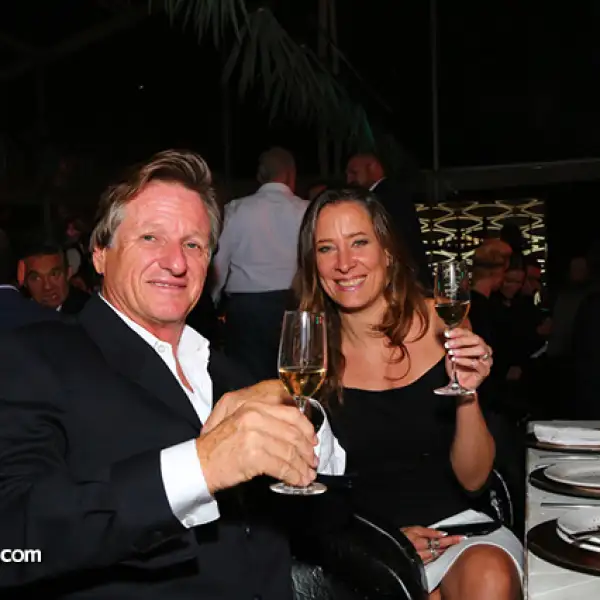 Giorgio Brignone y Connie Lepe