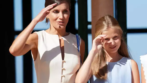Letizia de España y la princesa Leonor