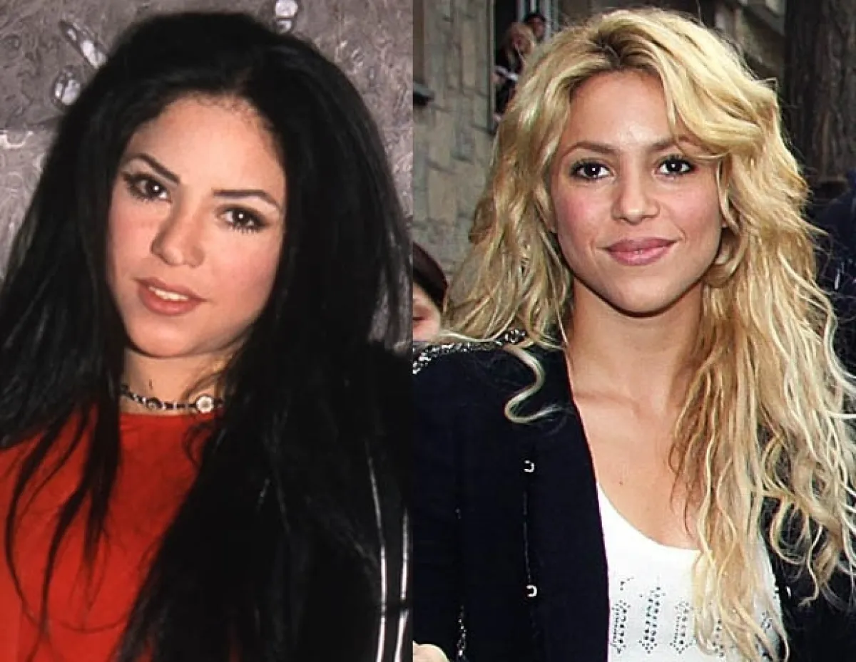 Shakira es una de las famosas que más ha cambiado su imagen.
