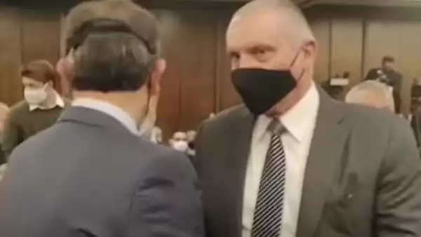 Salvador Cienfuegos reapareció en un acto público