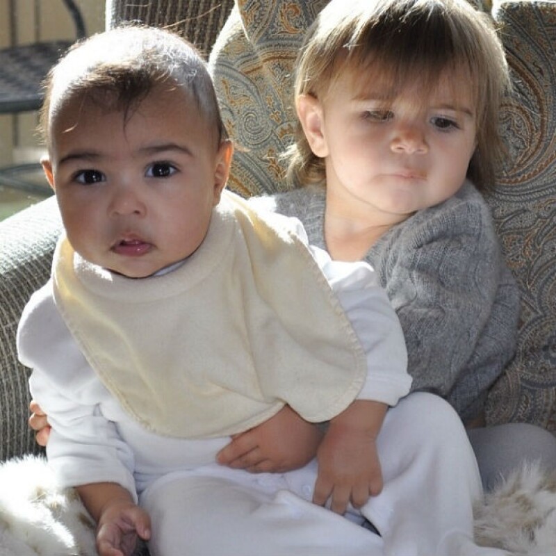 Las integrantes más pequeñas y tiernas del clan Kardashian: North y Penelope.
