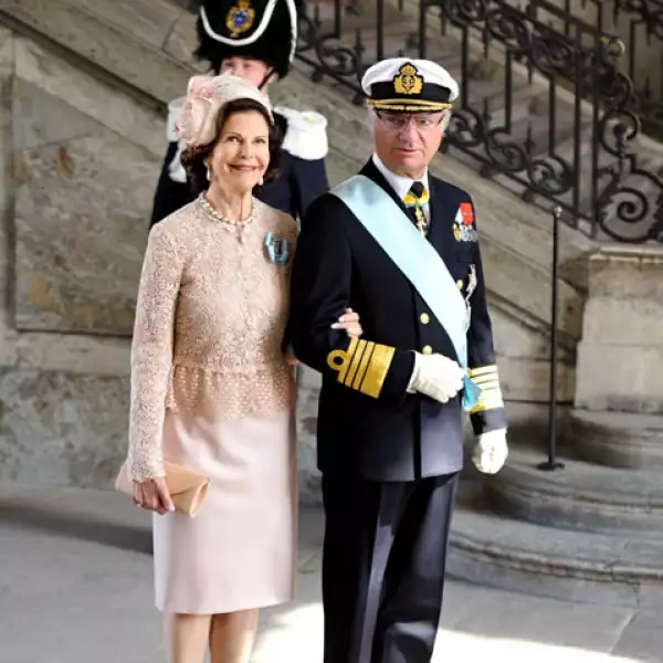 Rey Carl XVI Gustaf y la Reina Silvia de Suecia.