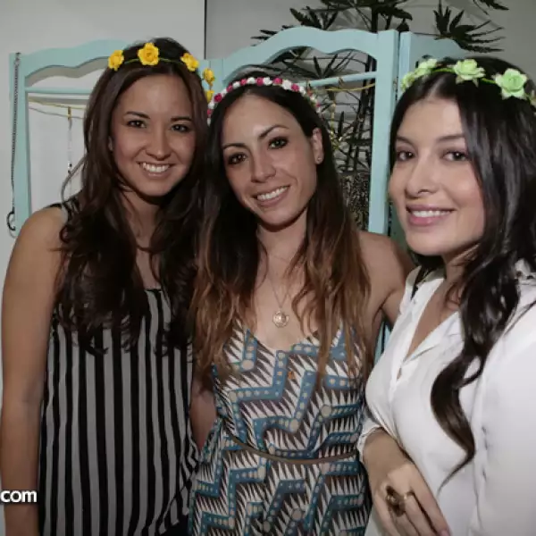Nicole Moreno, Andrea Bolaños y Marcela Contreras
