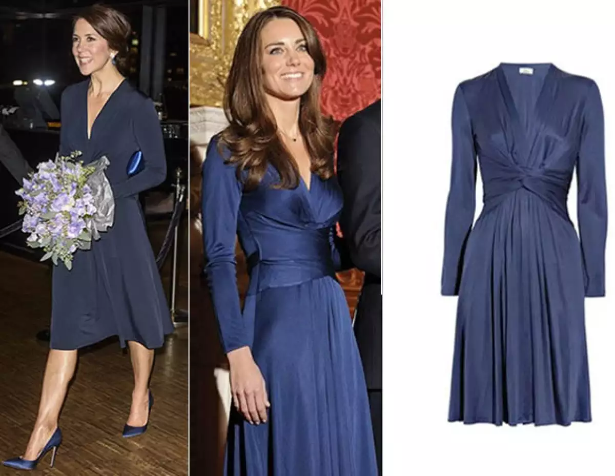 La realeza también repite los looks.Así se vio en el “Día Mundial del Cáncer” donde la esposa del príncipe Federico de Dinamarca repitió el conjunto que su amiga Kate Middleton había usado previamente