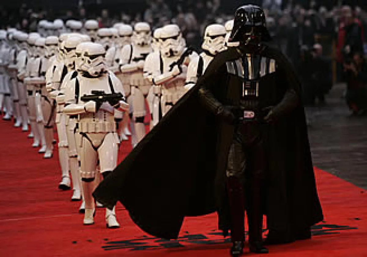 Se cree que el traje fue utilizado para el quinto episodio de la saga galáctica. (Foto: AP)