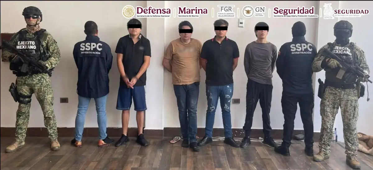 Detienen a cuatro operadores de "Los Chapitos" en Sinaloa