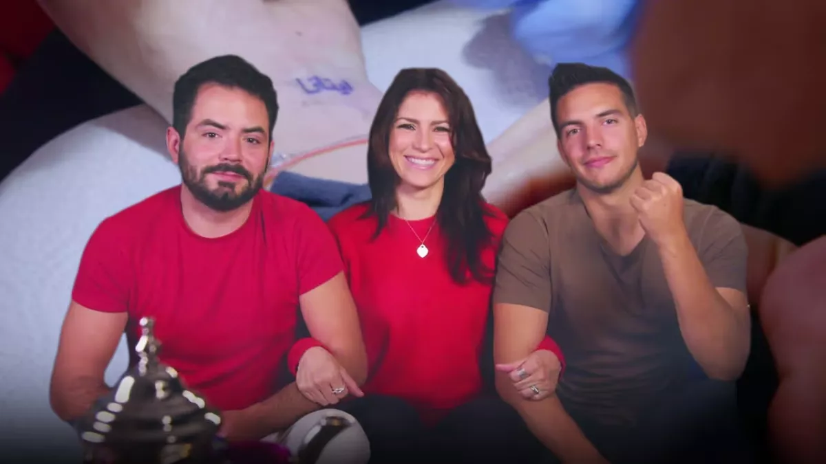 José Eduardo, Alessandra Rosaldo y Vadhir Derbez