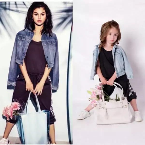 Ellee Approved imitando a Selena Gomez.