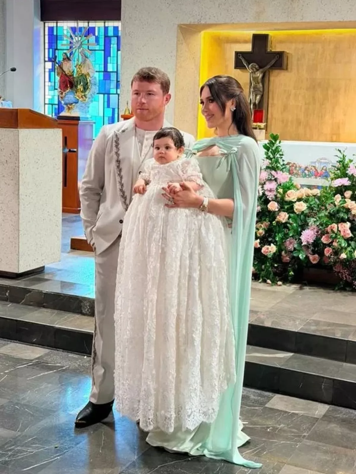 Saúl ‘Canelo’ Álvarez y Fernanda Gómez